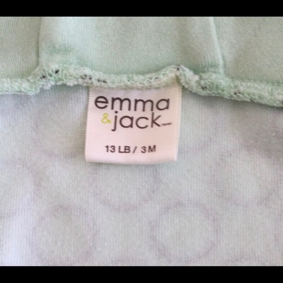 Emma Jack mint green fleece sweater with hoodie 3M - Picture 5 of 6